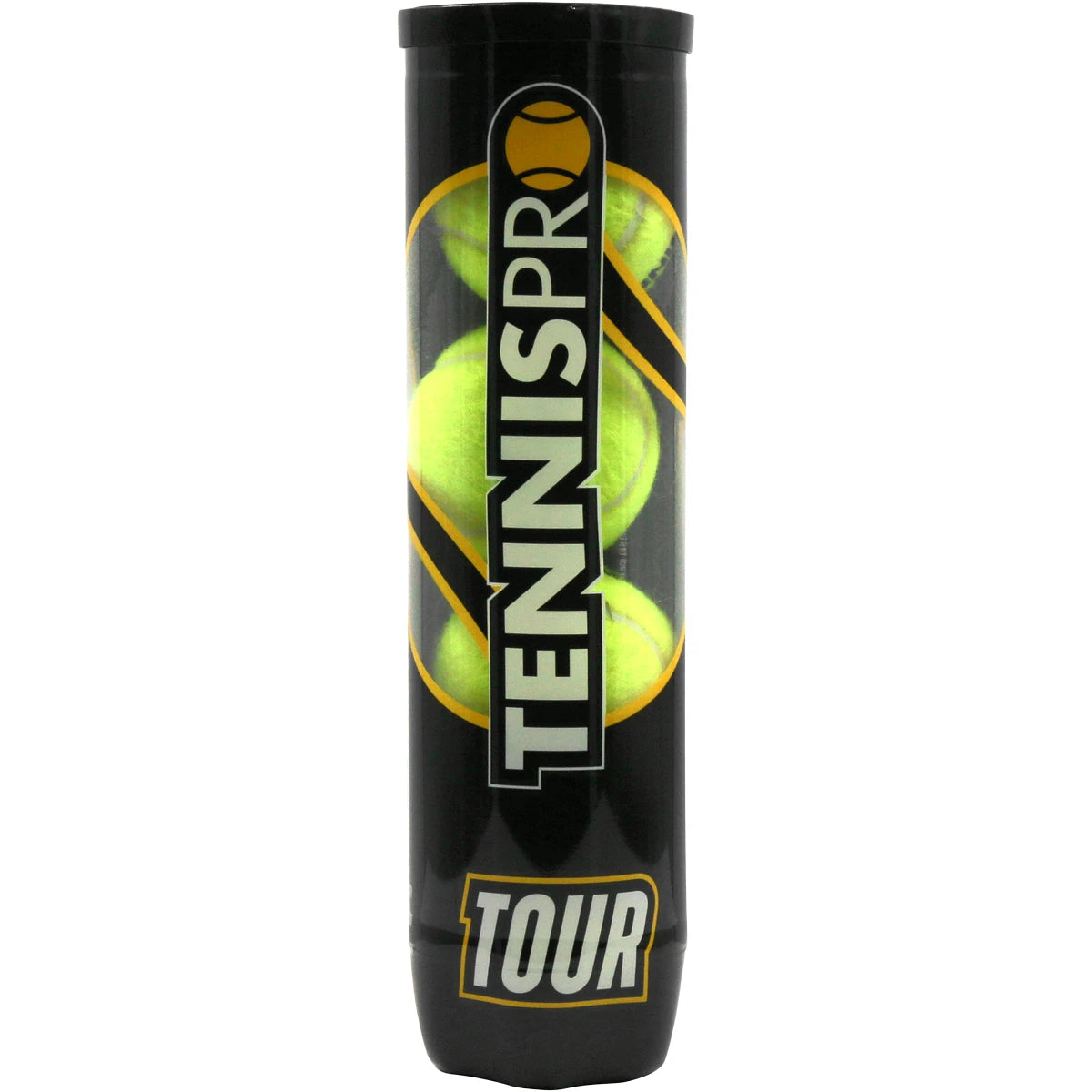 Doos van 18 Tubes met 4 Tennisballen Tennispro Tour