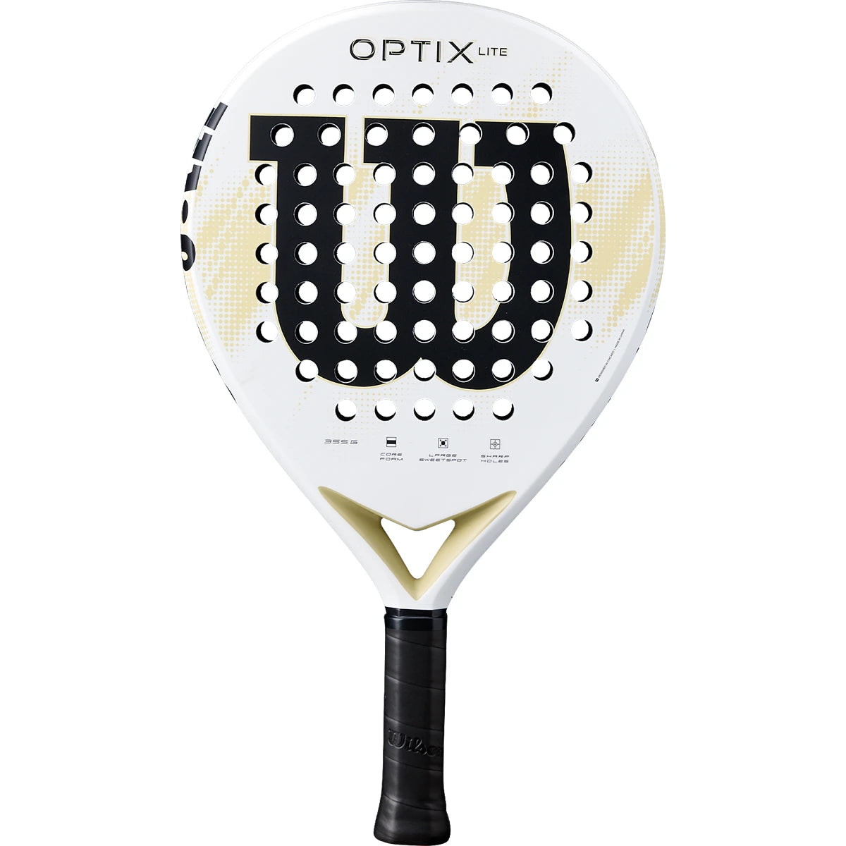 Padelracket Wilson Optix V2 Lite White