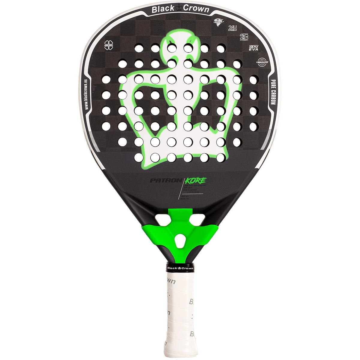 Padelracket Black Crown Patron Kore
