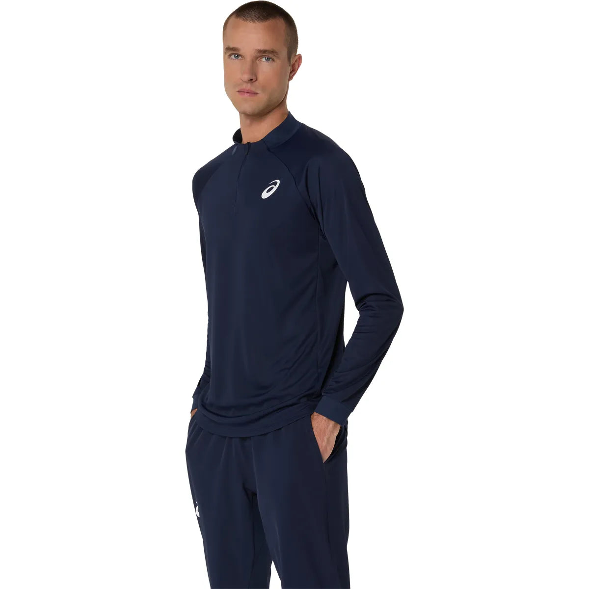 Asics Court T-shirt Lange Mouwen 1/4 Ritssluiting