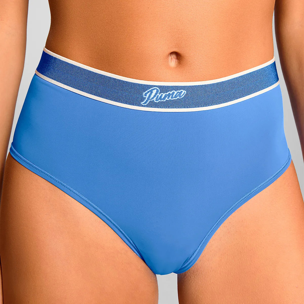 Puma Dames Slip Hoge Taille Braziliaans Microvezel