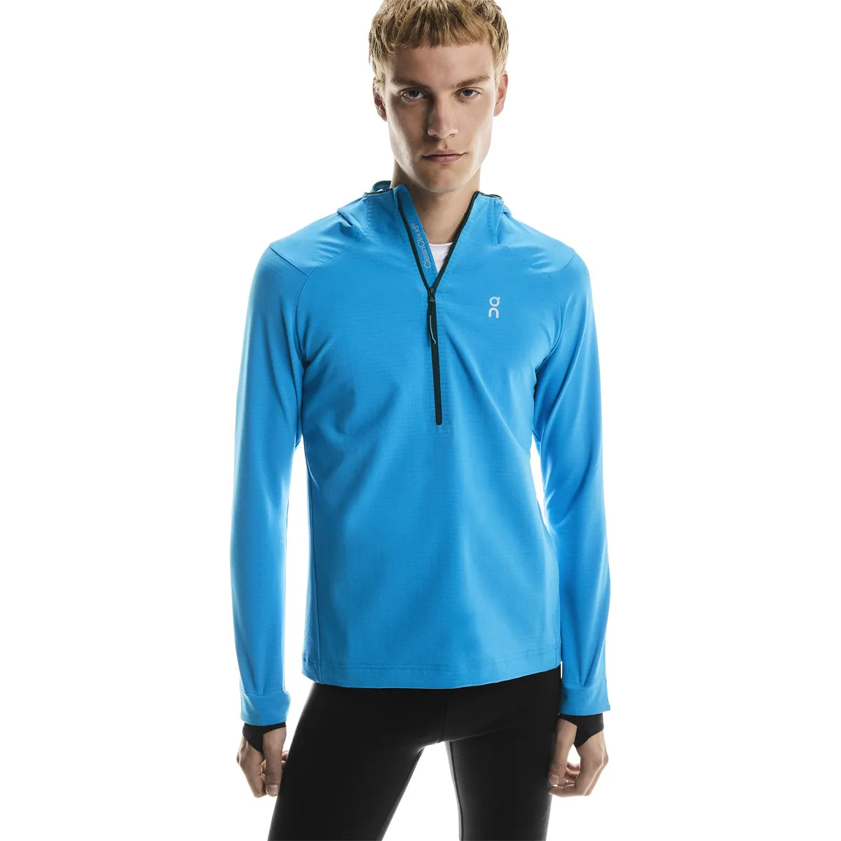 Sweater On Pace 1/4 Zip Met Capuchon