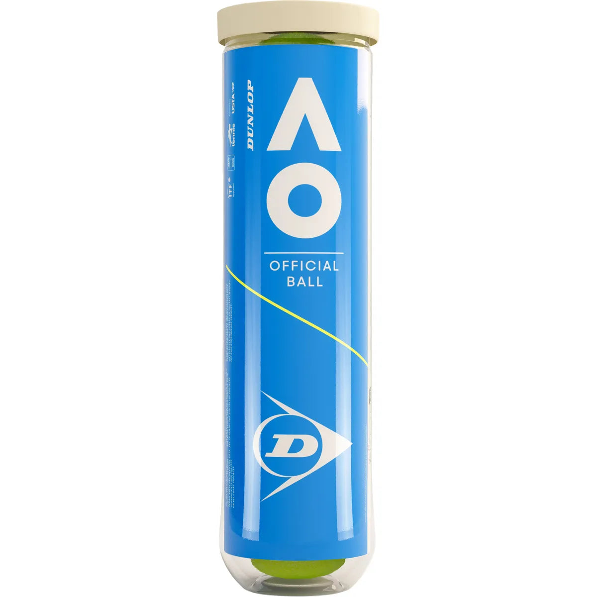 Tube van 4 Dunlop Australian Open Ballen