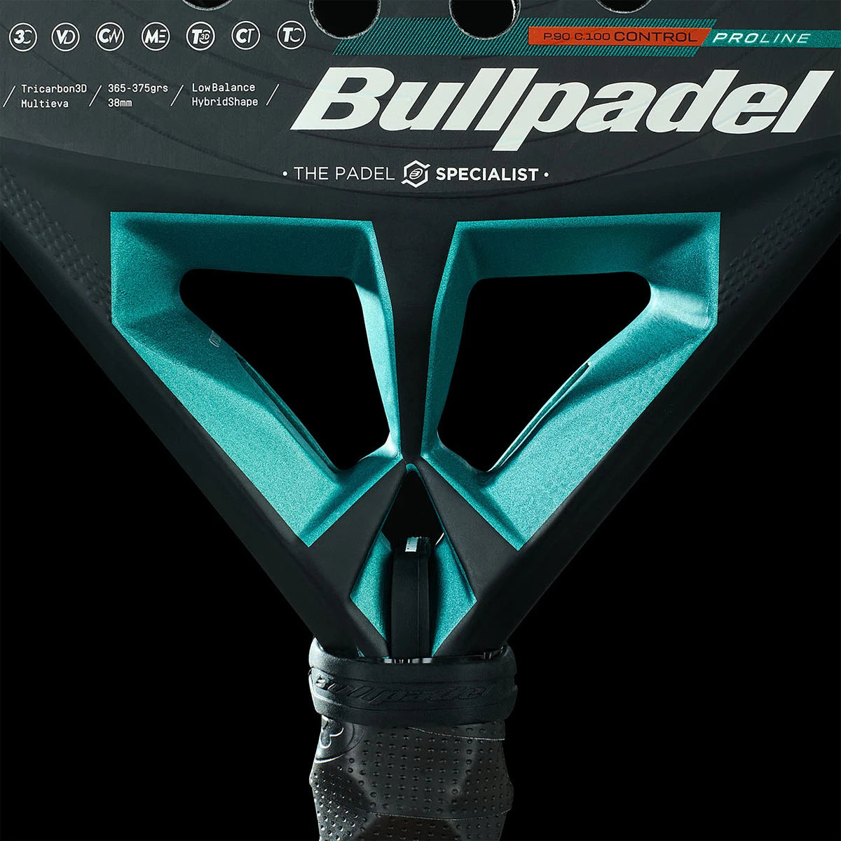 Padelracket Bullpadel Hack 04 Hybrid 2025