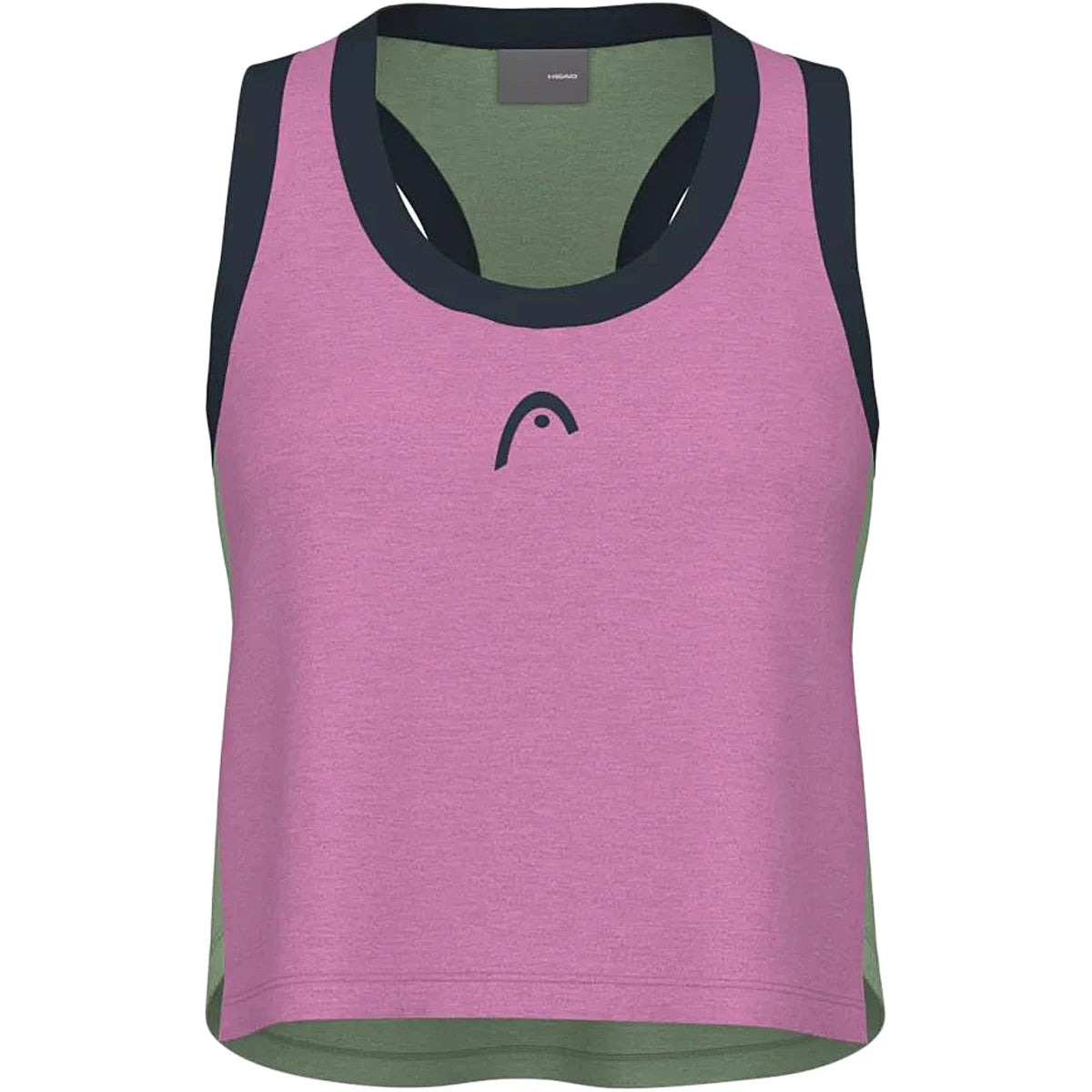 Tanktop Crop Head Dames Perf Play