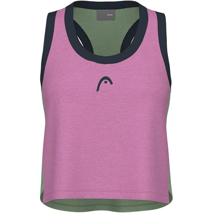 Tanktop Crop Head Dames Perf Play