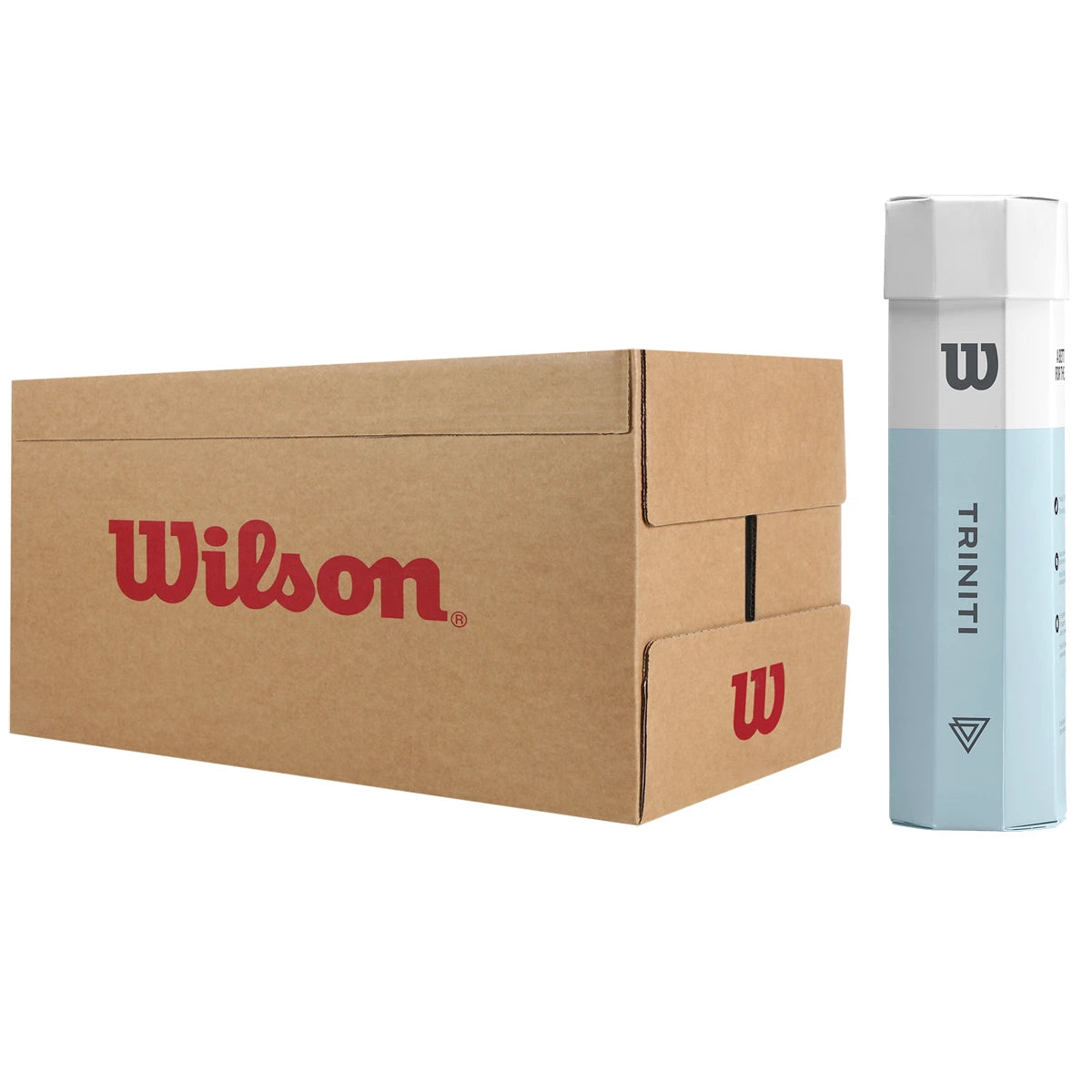 Doos met 18 Tubes van 4 Wilson Triniti Ballen