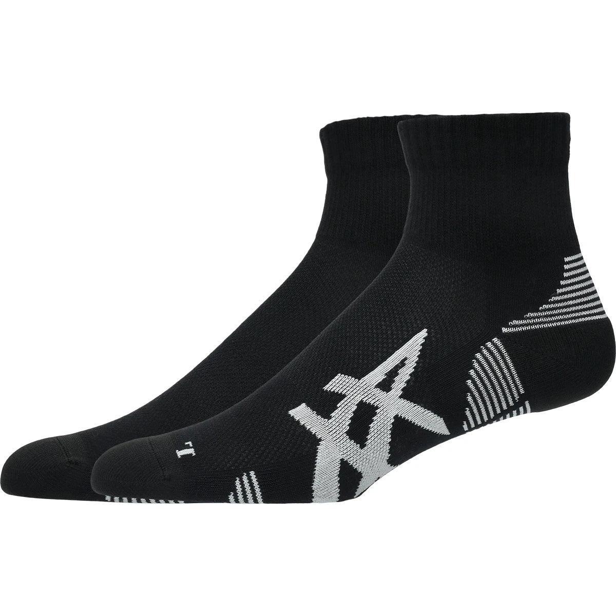 Paar Asics Run Quarter Sokken