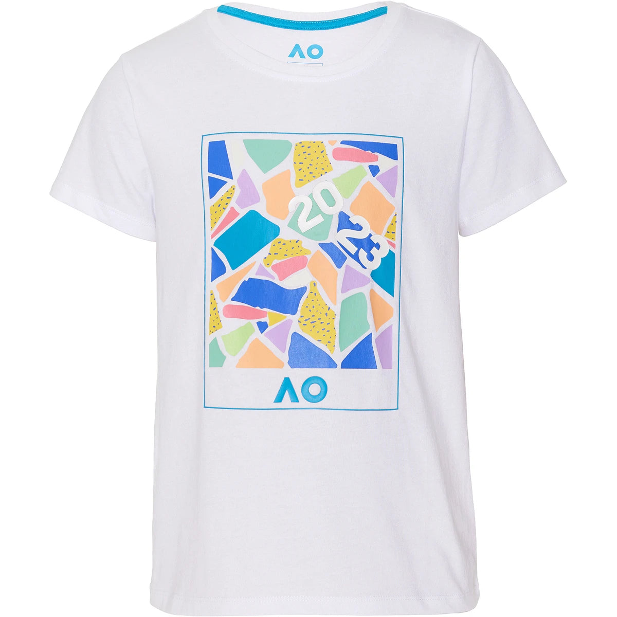T-shirt Australian Open Junior Meisje Dated Mosaic