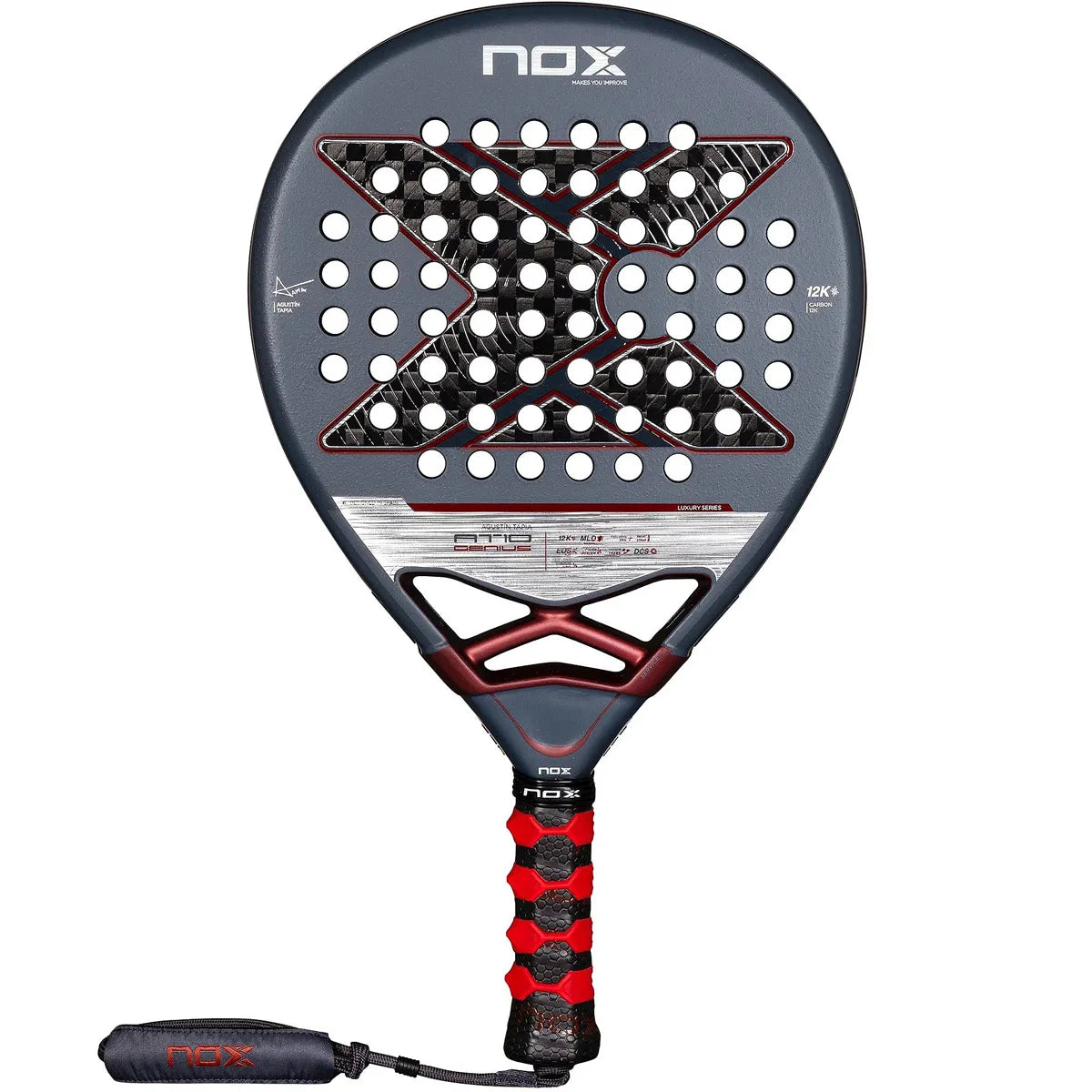 Padelracket Nox At10 Genius 12K By Agustin Tapia