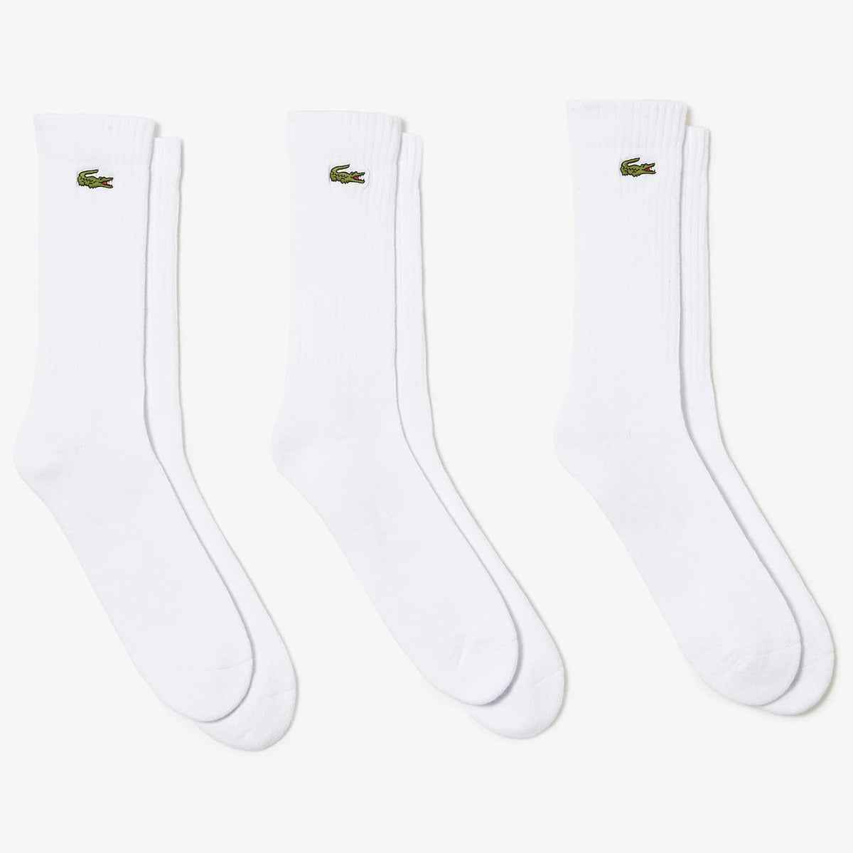 3 Paar Lacoste Athlète Sokken (Mid)