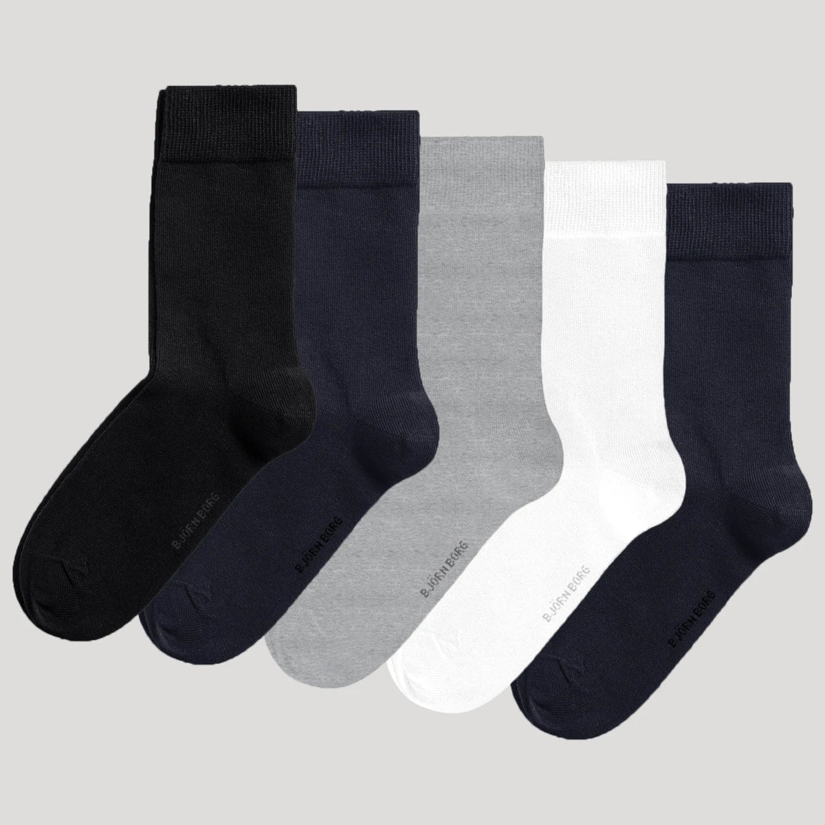 5 Paar Bjorn Borg Essential Sokken (Mid)
