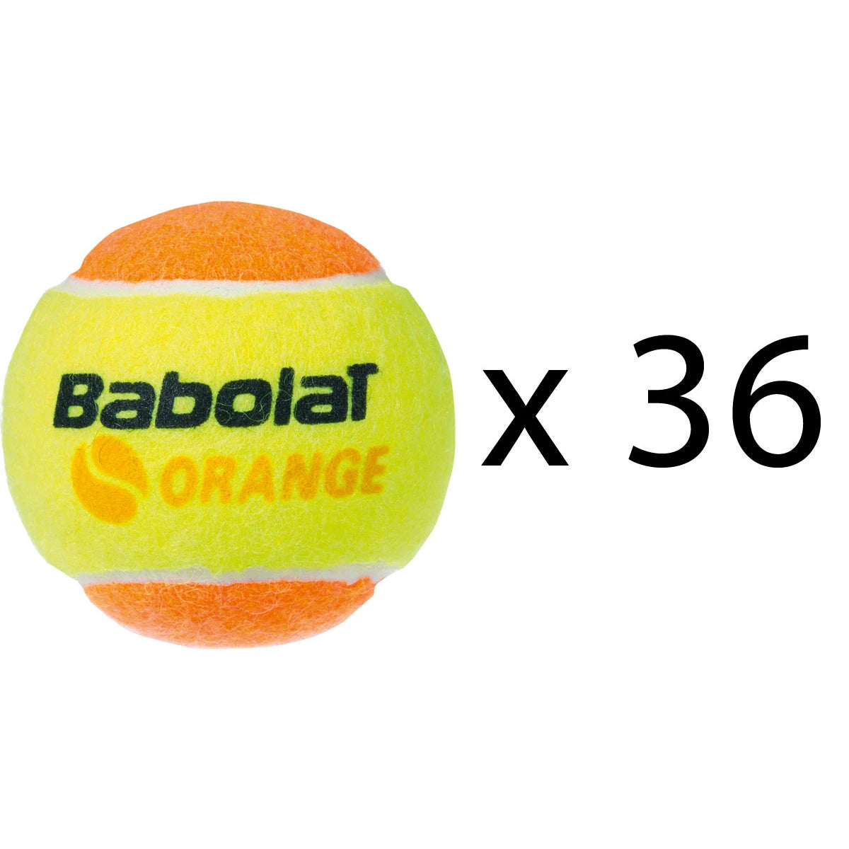 Navulling 36 Babolat ballen Oranje