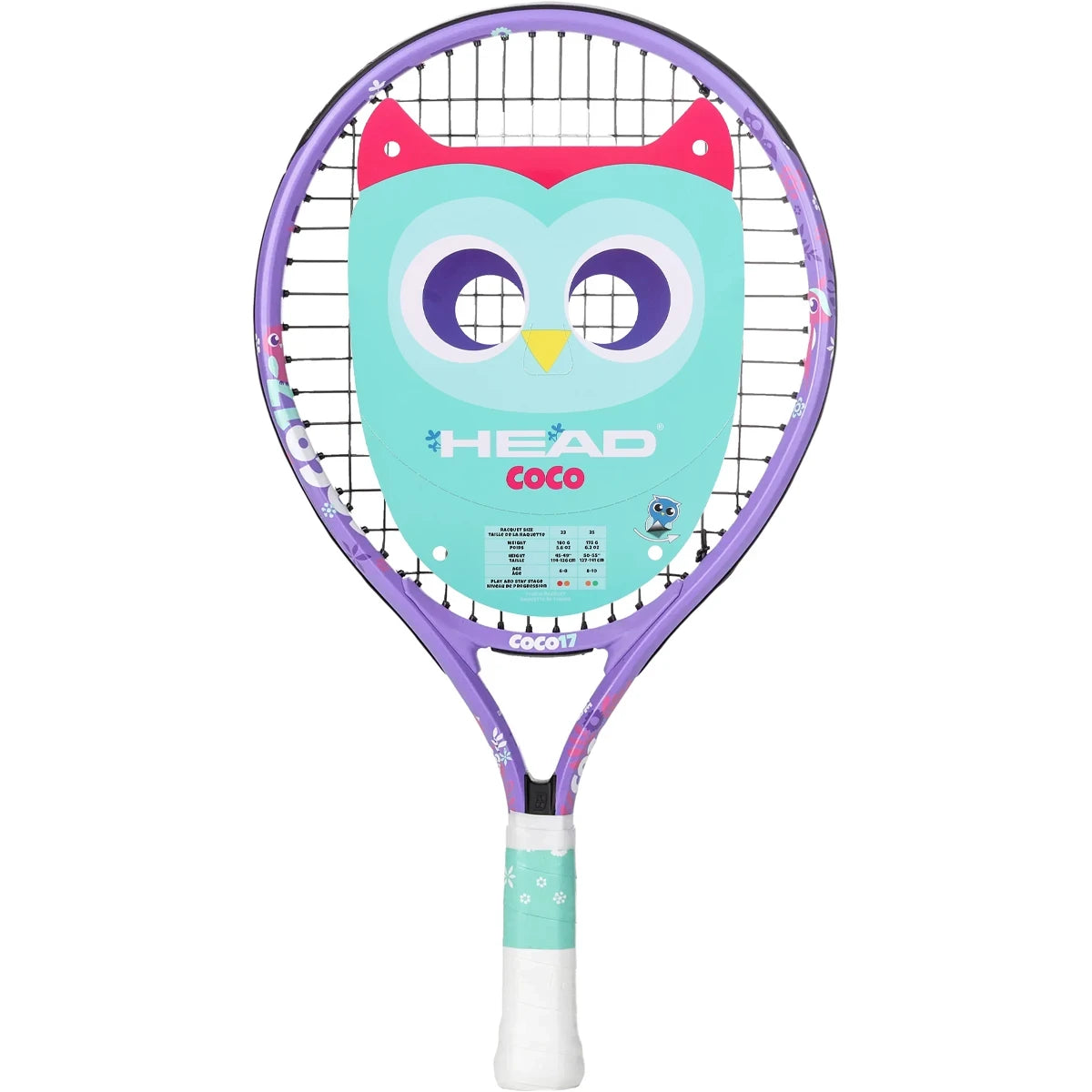 Racket Head Junior Coco 17 Violet