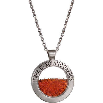 KETTING EN TERRA ACCESS MAT STALEN MEDAILLE ZONDER STEEN KLEIN MODEL