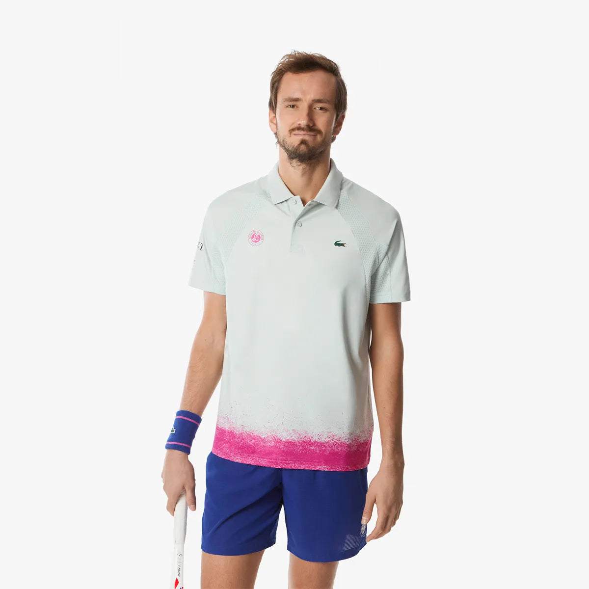 Polo Lacoste Medvedev Roland-Garros