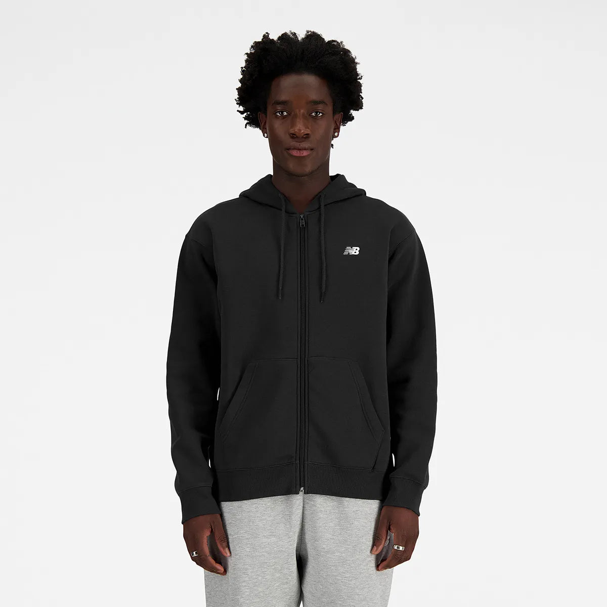 New Balance Sport Essentials Logo Fleece Fz Jas