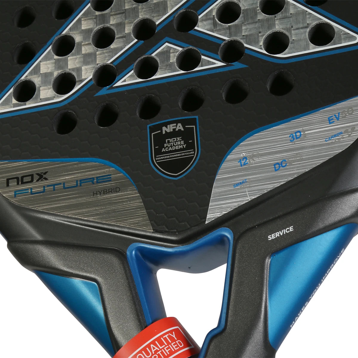 Padelracket Nox Future Hybrid 12K Alum