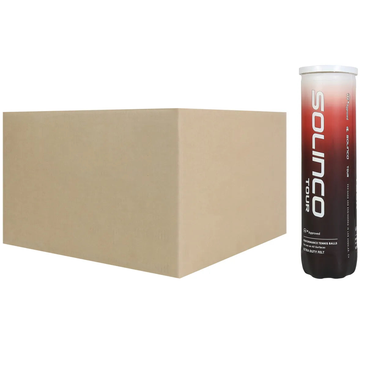 Doos van 24 Tubes met 4 Solinco Ballen