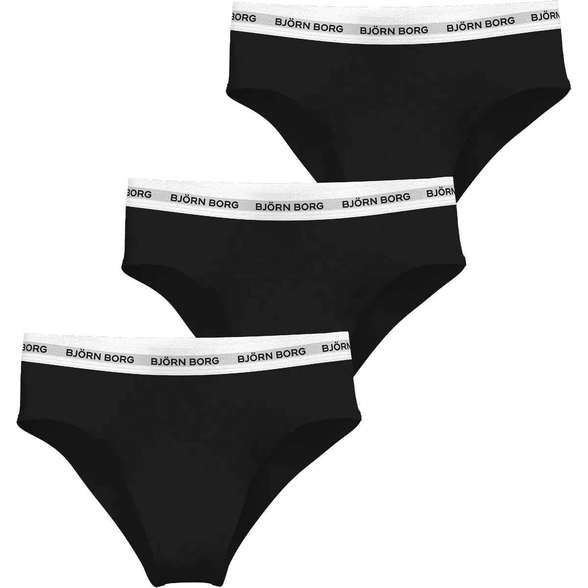 Pack 3 Bjorn Borg Dames Slip Hoge Taille