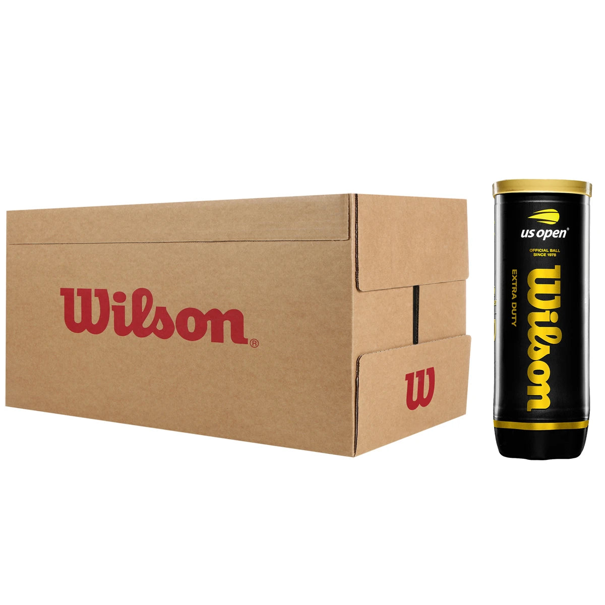 Doos van 24 Tubes met 3 Wilson Us Open Ballen