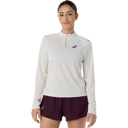 T-Shirt Asics Dames Match 1/2 Zip