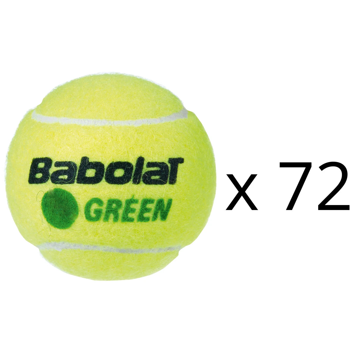 Navulling 72 Balle Babolat Green