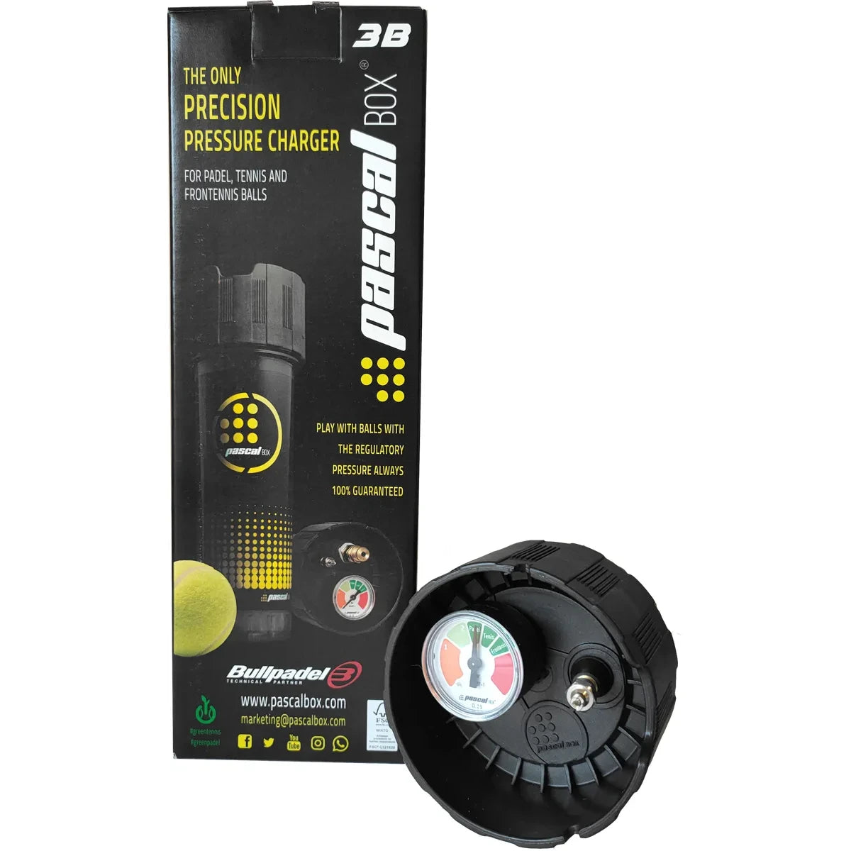 Accessoires voor Pressurisatie Bullpadel Pascal Box 3B