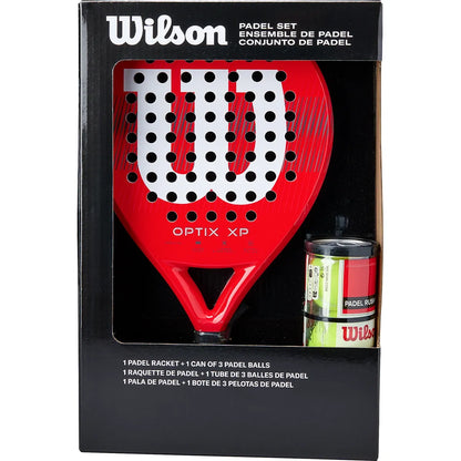 Wilson Padelracket Set + Bus Optix Xp Ballen