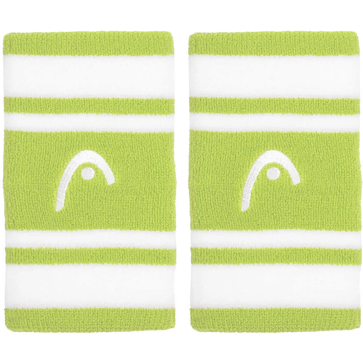 Set van 2 Head Polsbandjes Dubbele Breedte 5" Gestreept