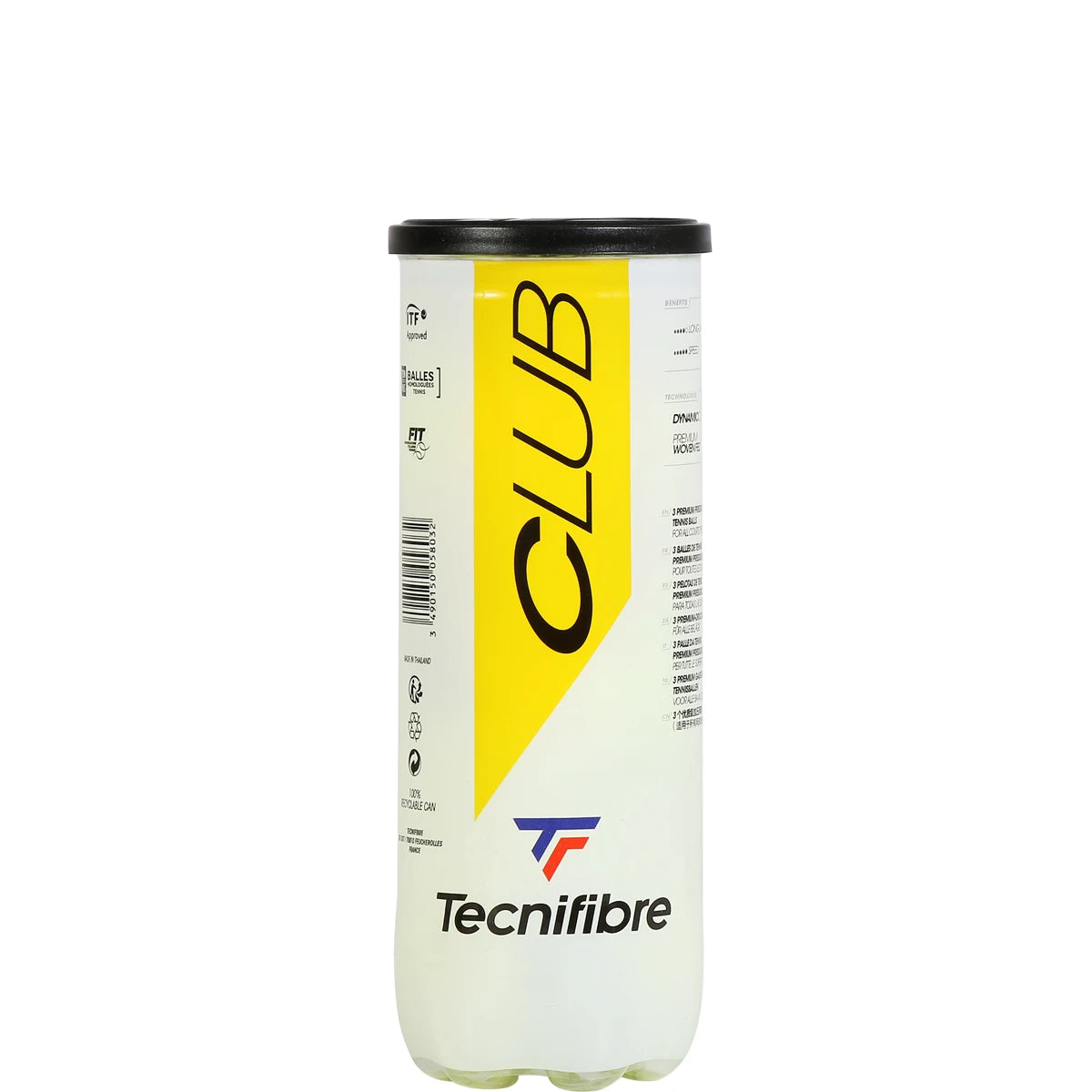 Tube van 3 Tecnifibre Club ballen