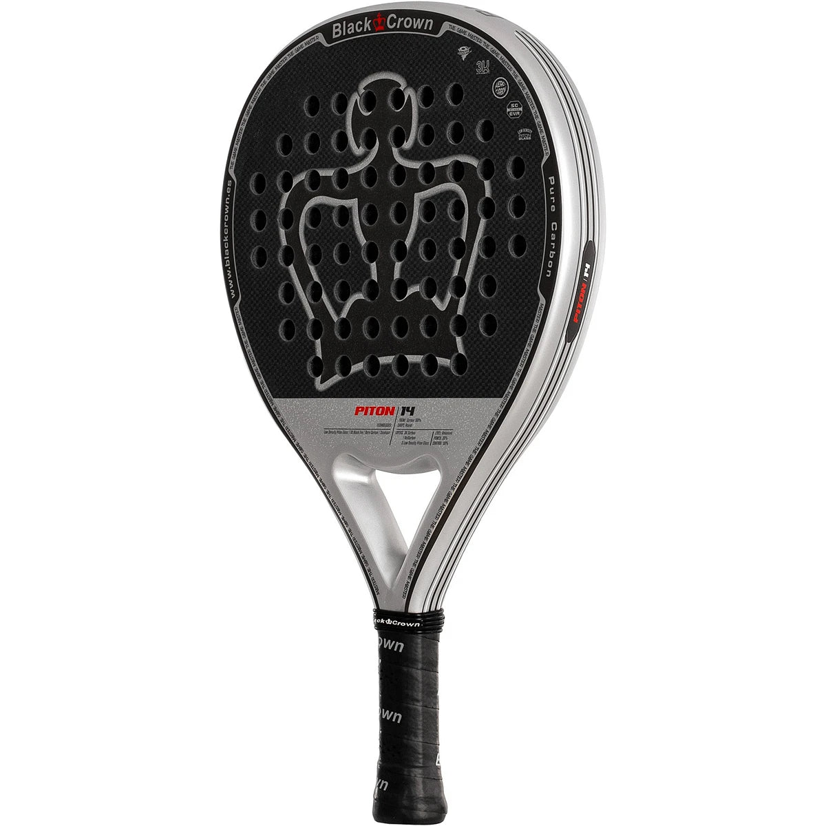 Padelracket Black Crown Piton 14