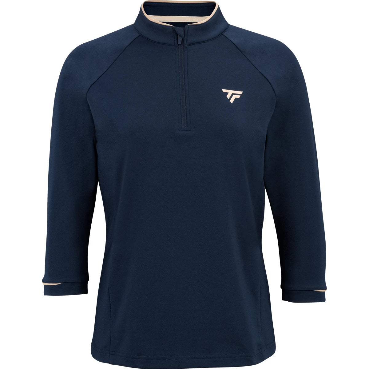 Sweater Tecnifibre Dames Thermo Zip 3/4 Mouw Marine