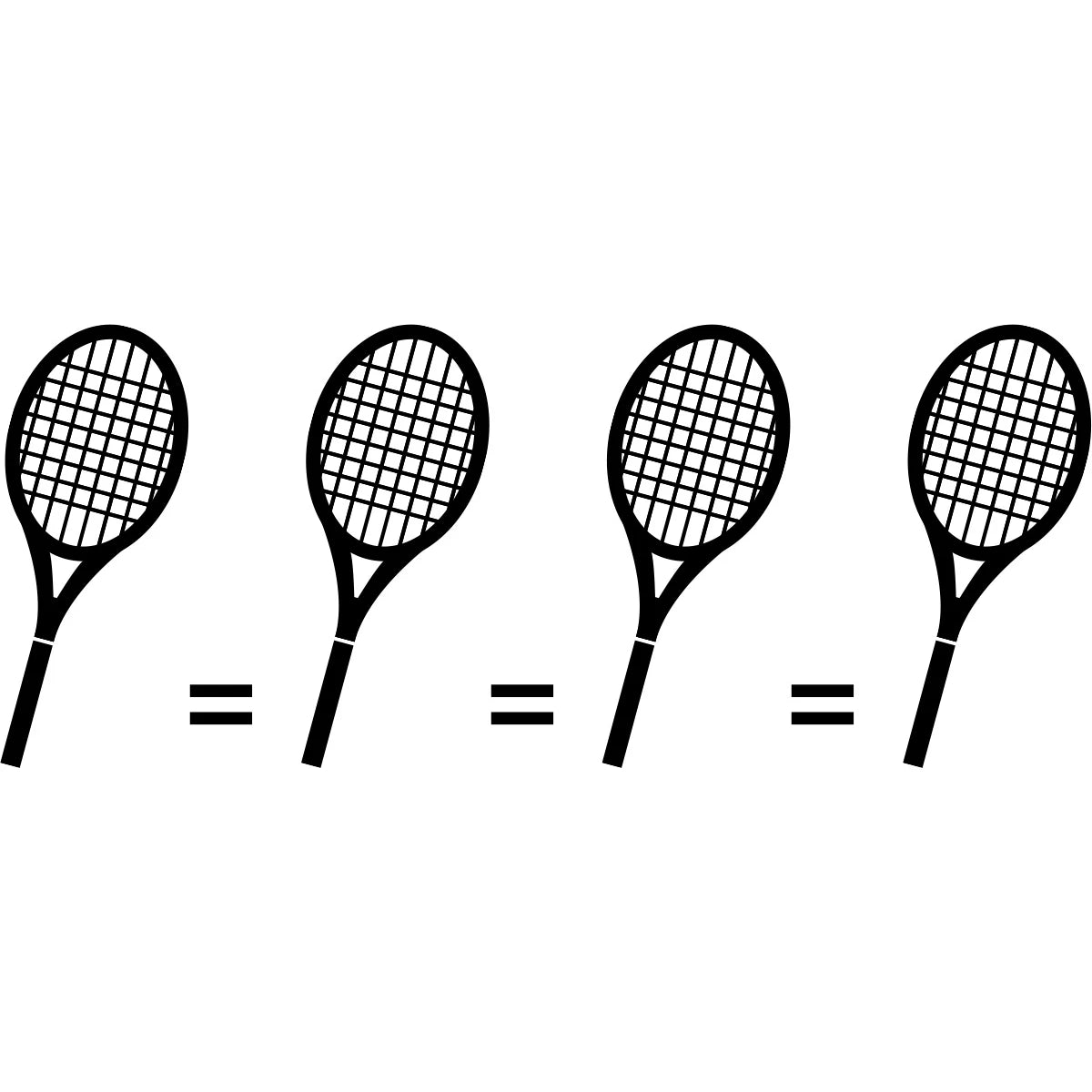 Wedstrijd van 4 Rackets