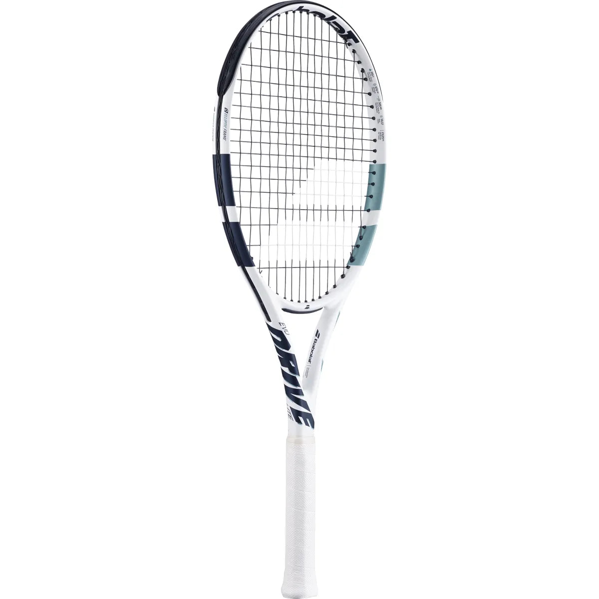 Babolat Evo Drive Lite White Racket (255 Gr) (Gesnared)