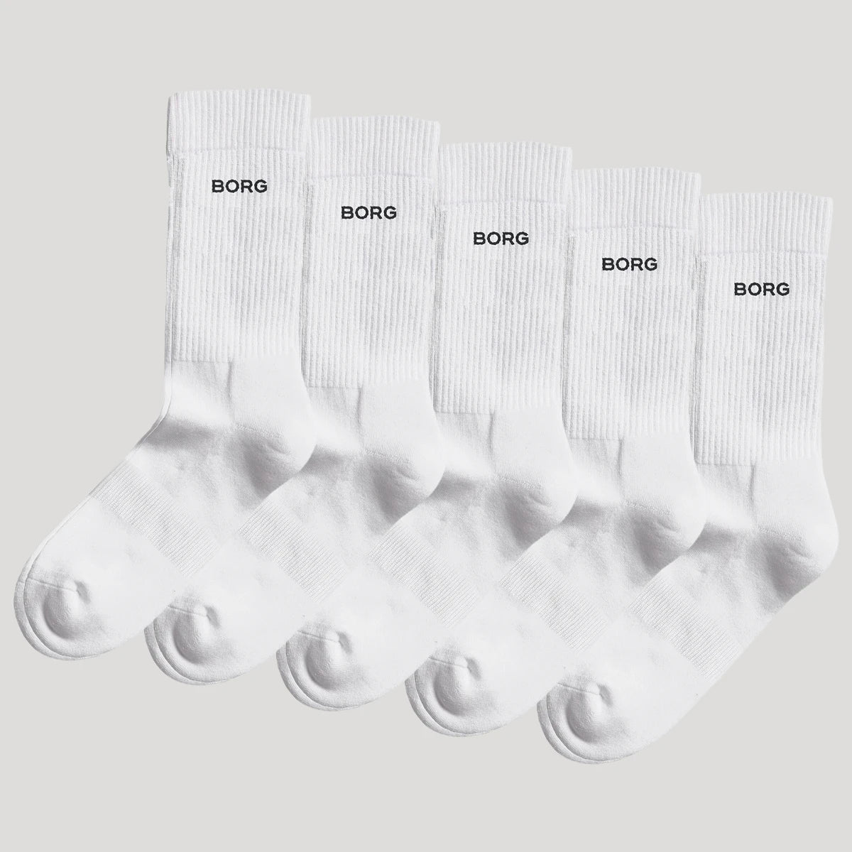 5 Paar Bjorn Borg Essential Sokken (Mid)
