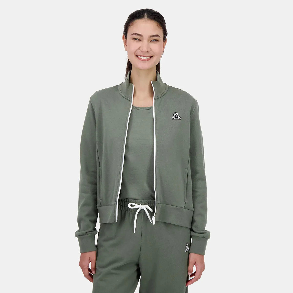 Sweater Le Coq Sportif Dames Contemporain Zip