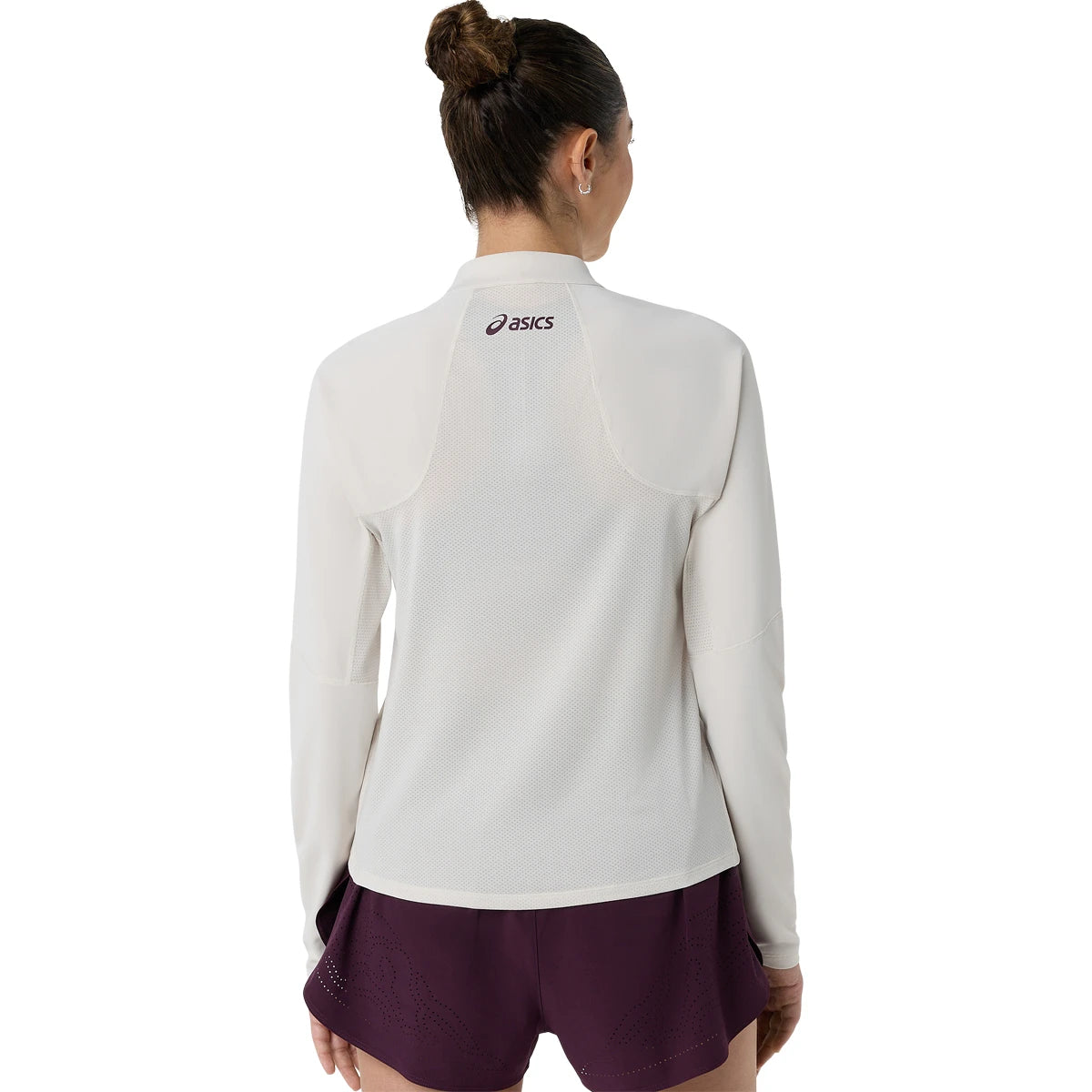 T-Shirt Asics Dames Match 1/2 Zip