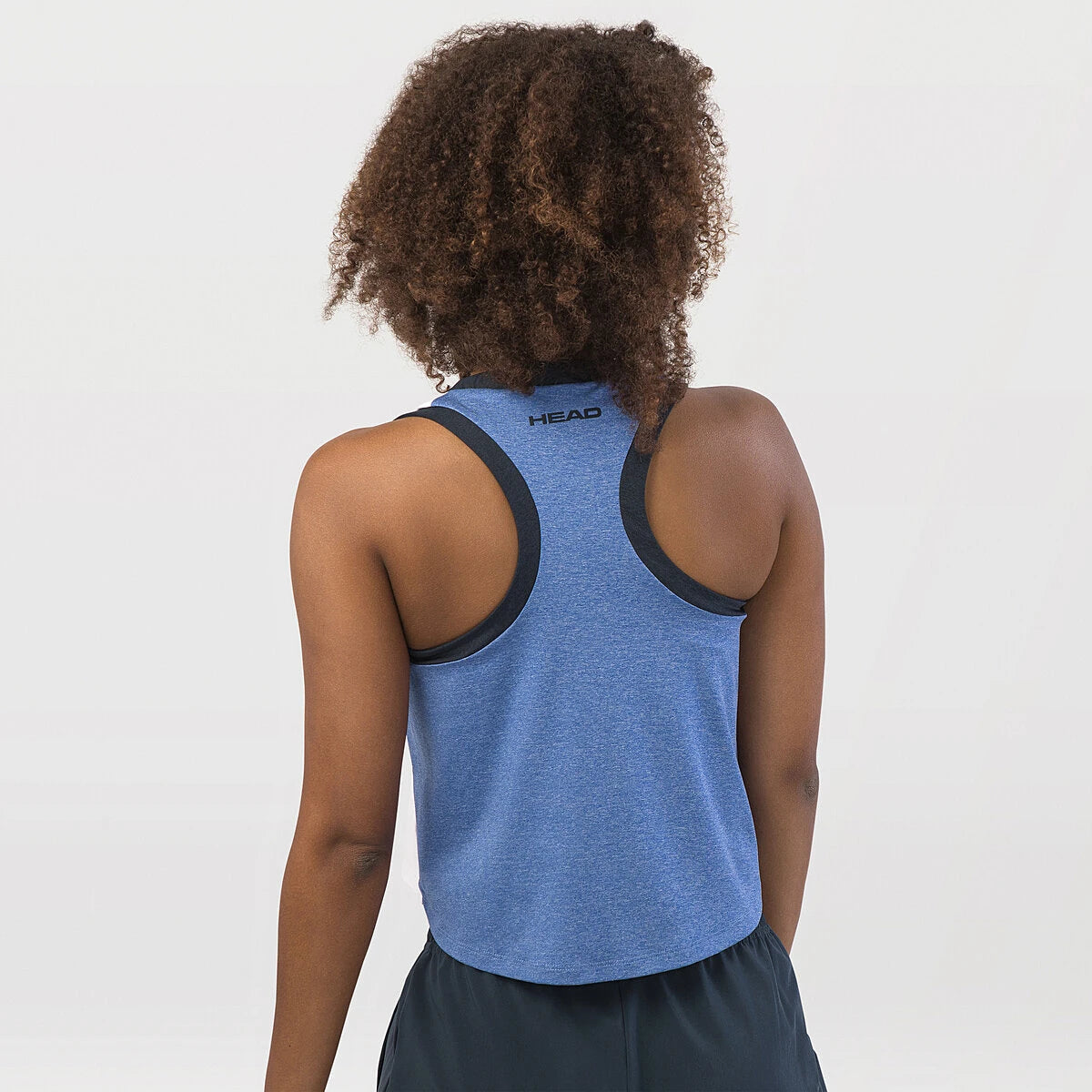 Tanktop Crop Head Dames Perf Play
