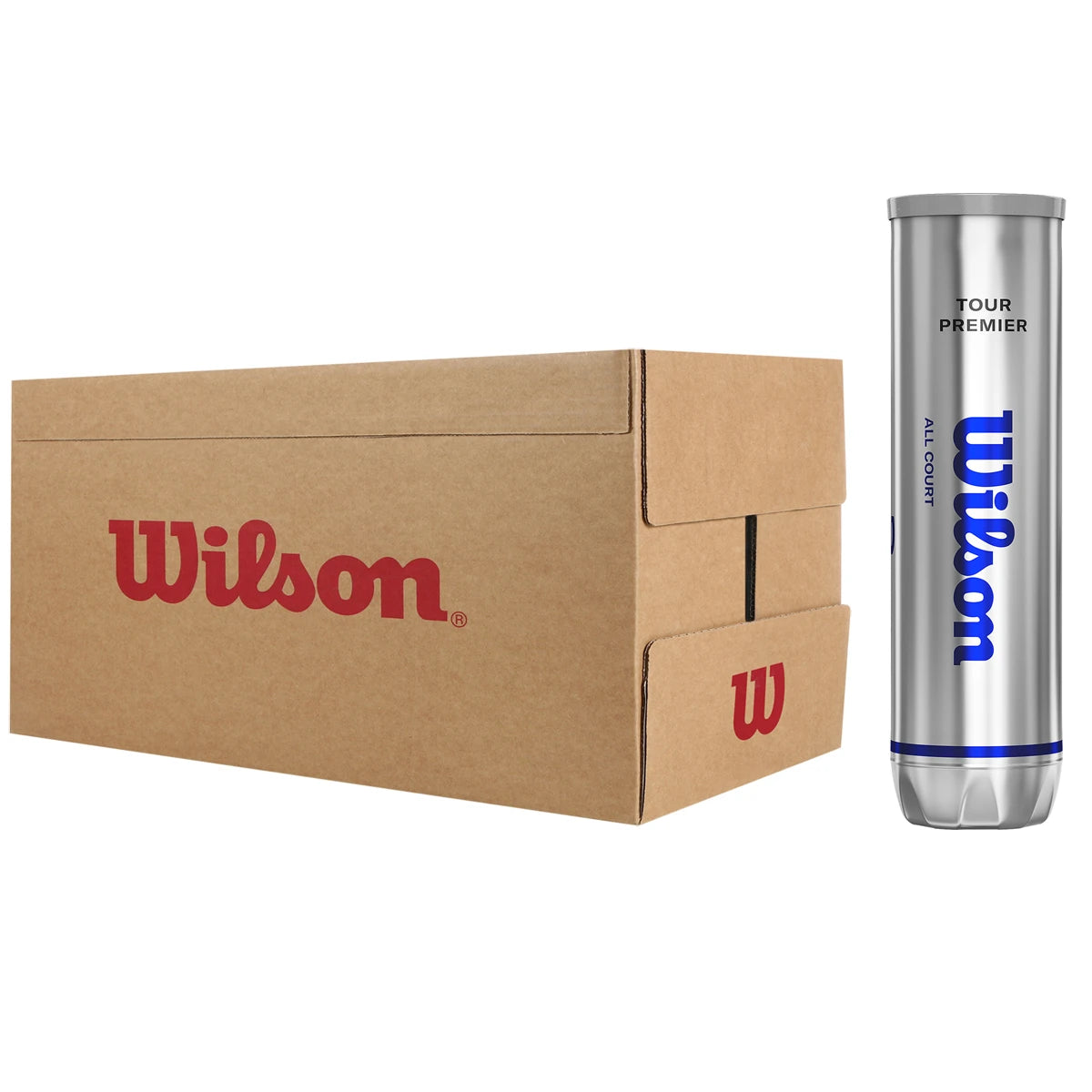 Doos met 18 Tubes van 4 Wilson Tour Premier ballen