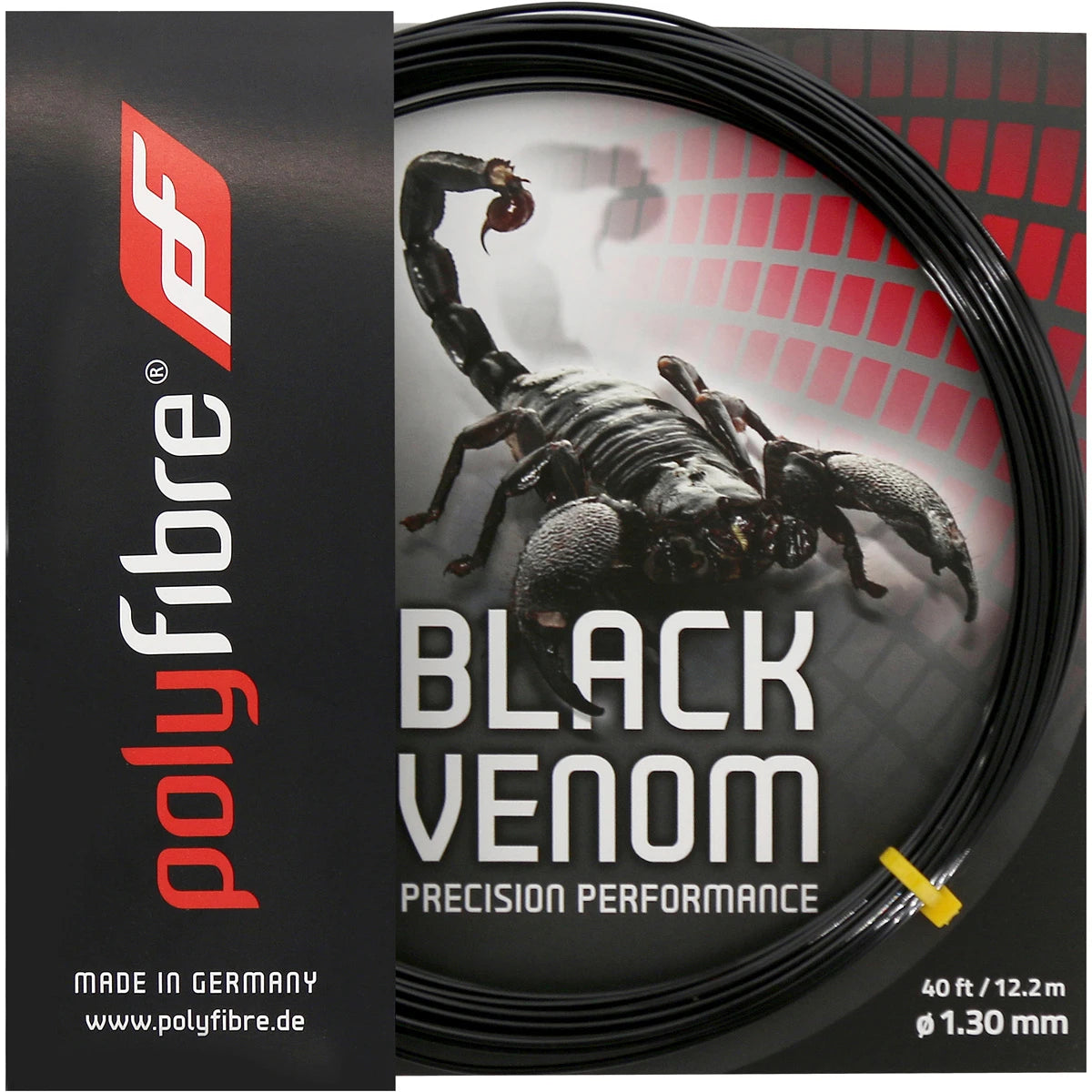 Snaar Polyfibre Black Venom (12,2 Meter)