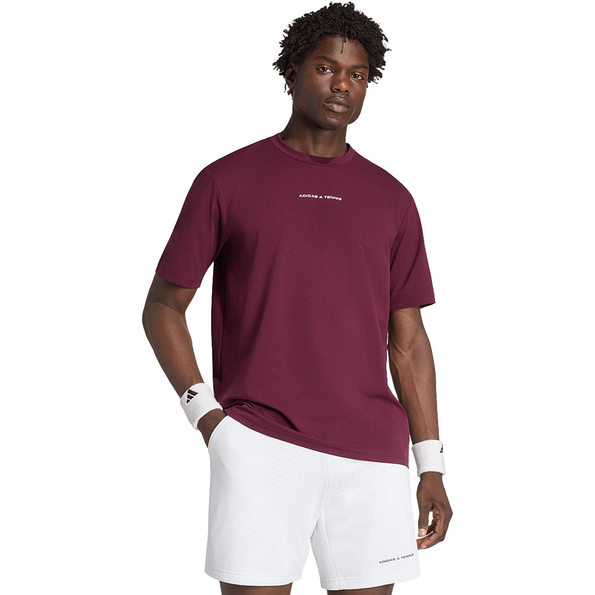 T-Shirt adidas Heren Tennis New York