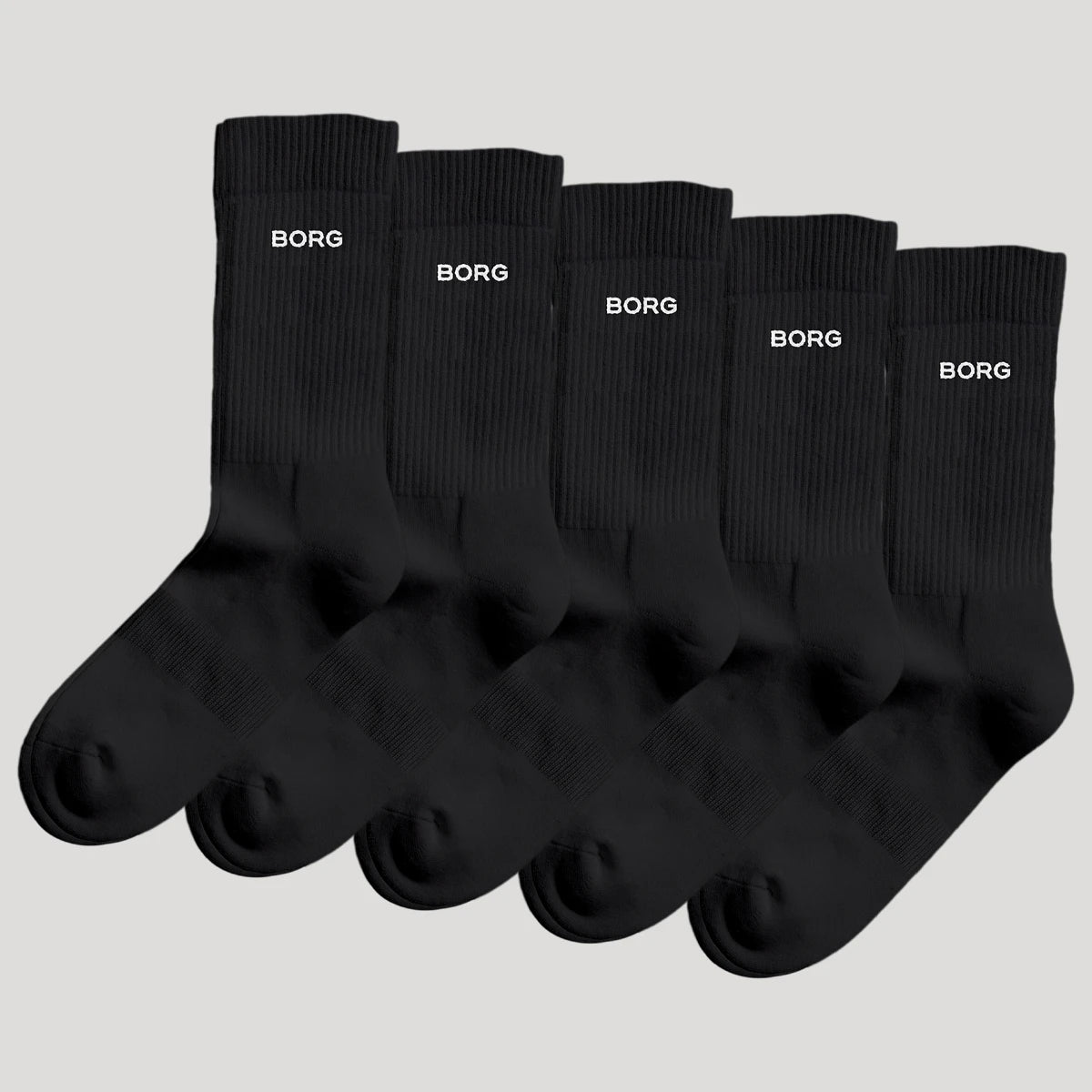 5 Paar Bjorn Borg Essential Sokken (Mid)