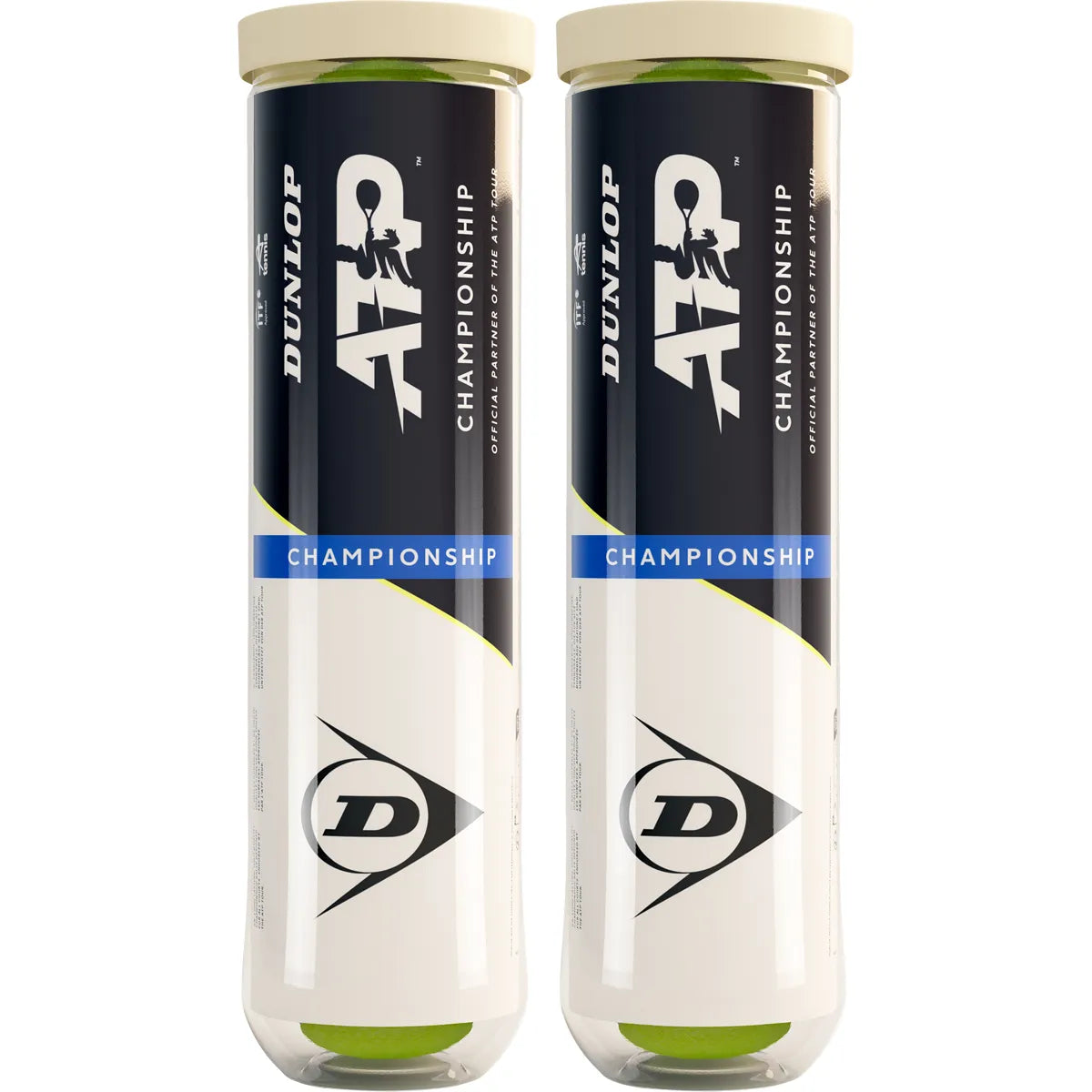Bipack van 4 Dunlop Atp Championship ballen
