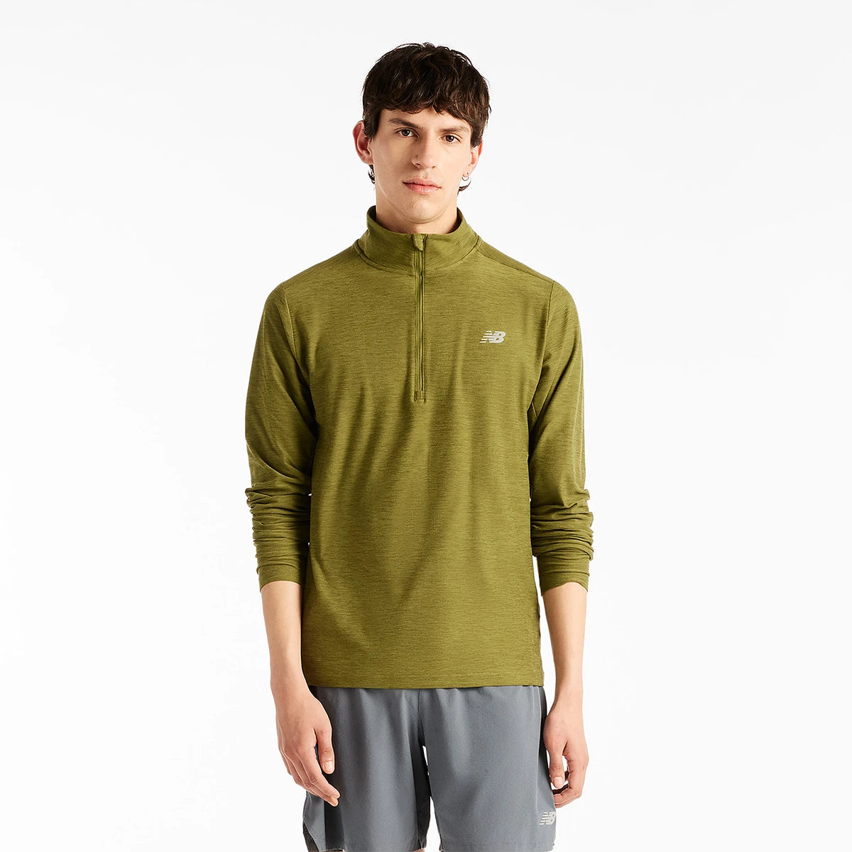 New Balance Sport Essentials 1/4 Zip Lange Mouwen T-shirt
