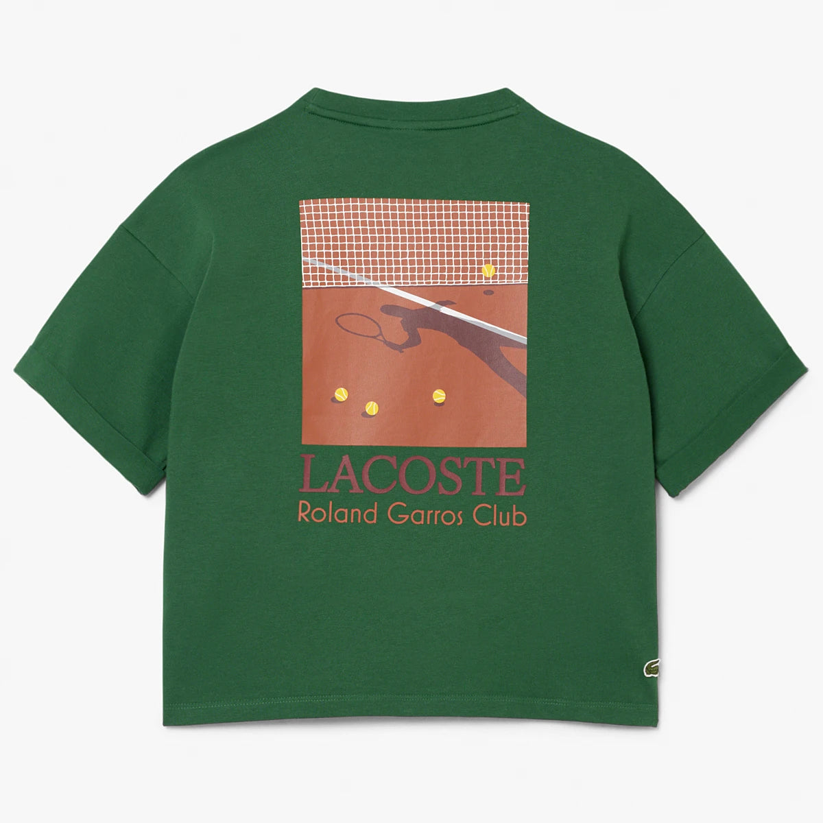 T-Shirt Lacoste Dames Roland Garros Grafisch