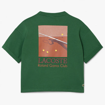 T-Shirt Lacoste Dames Roland Garros Grafisch