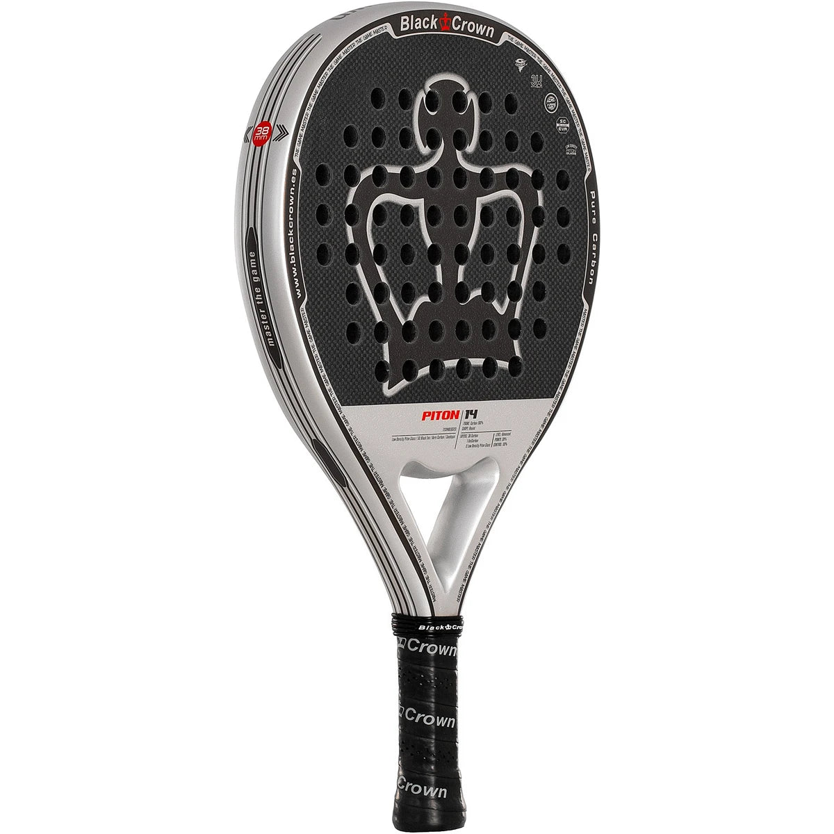 Padelracket Black Crown Piton 14
