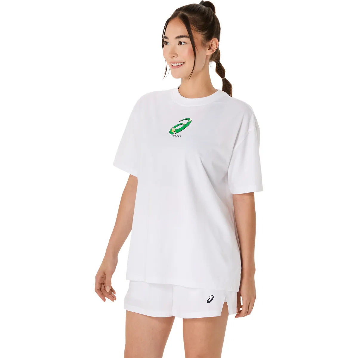 T-Shirt Asics Dames Court Graphic Londen