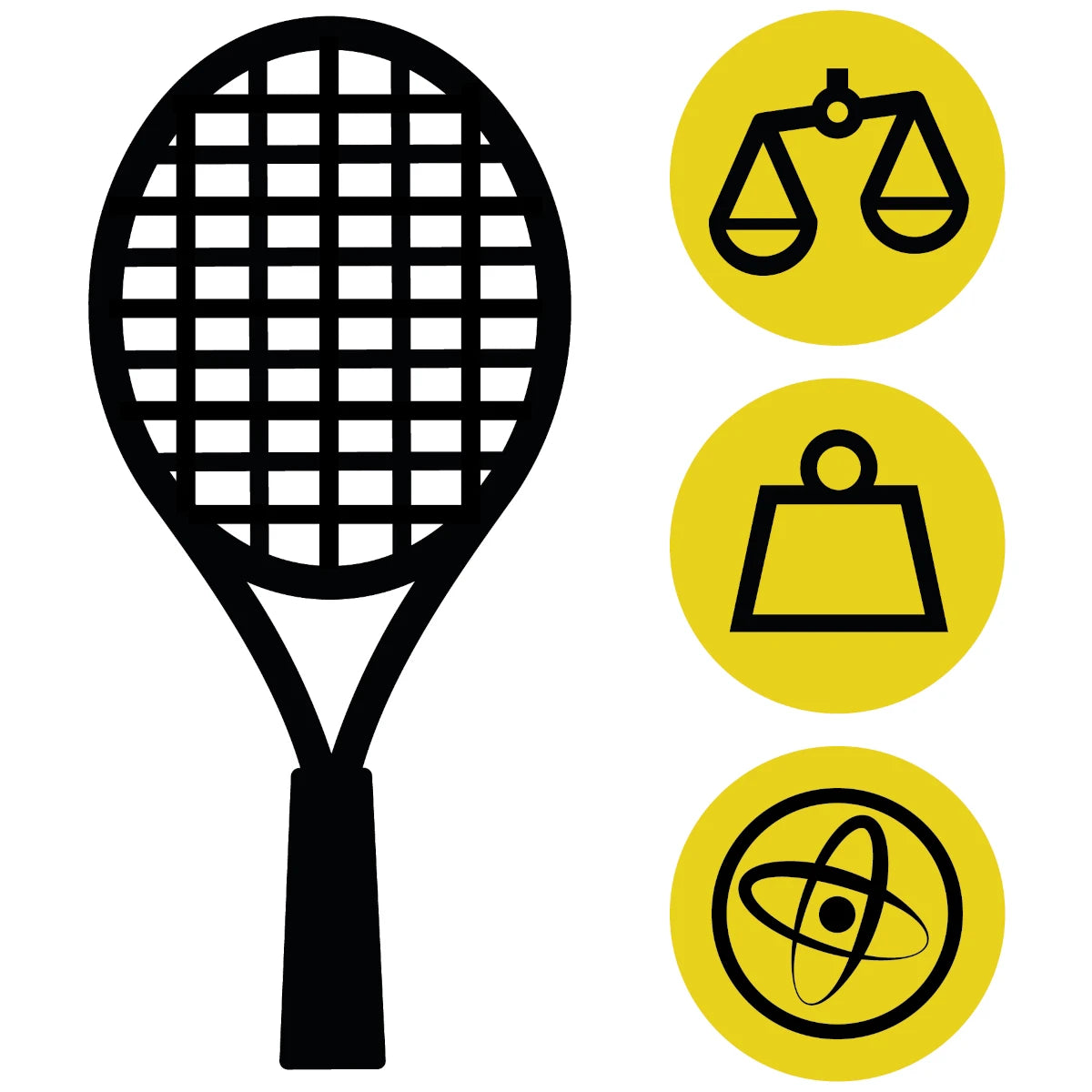 Optie Maten Spec 5 Tennissrackets